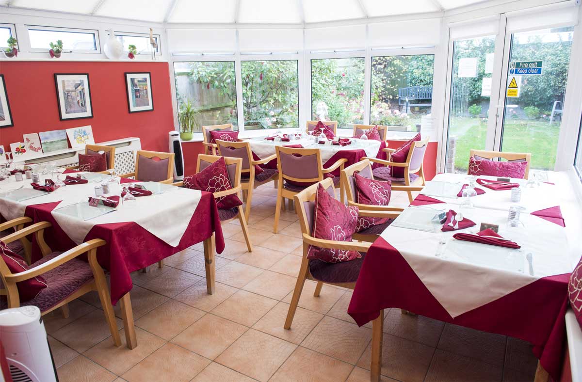 Place Farm House residential care home dining room